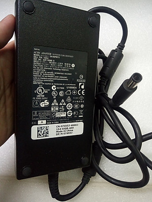 Adapter sạc laptop Dell 180w (19.5v-9,23A) Slim, kim to 7.4mm x 5.0mm dùng cho laptop Dell Alienware M14X, M15x, M17x, M17x R3, Dell Precision M4600, M4700, M6300, M6400, XPS L702X - Hàng chính hãng