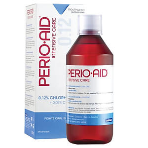Nước súc miệng ngăn mảng bám, chống viêm Perio Aid Intensive Care 500ml