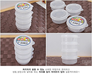 Bộ 04 hộp chia thức ăn dặm cho bé Nakaya 70ml nhựa PP cao cấp an toàn cho bé - made in Japan