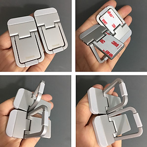 Đế nâng laptop hỗ trợ tản nhiệt dạng xếp dán thân máy Baseus SLIM KICKSTAND - Hàng chính hãng