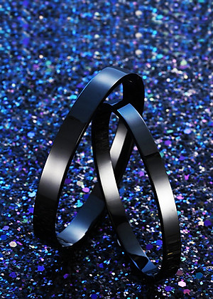 Vòng tay cặp Hàn Quốc VTC13 (Màu đen)