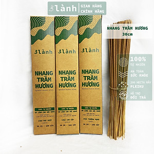 Nhang Trầm Hương Đặc Biệt Cao Cấp Thượng Hạng 30-40cm, 100gr 3 Lành Tự Nhiên 100% 7- Trên 15 Năm Trầm Thờ Cúng Thư Giãn Dâng Hương Tôn Giáo Xông Nhà