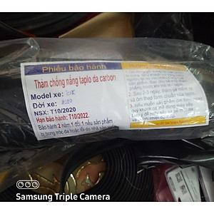 Thảm Taplo Hyundai Accent 2017-2023 loại da dày cao cấp 3 lớp chống trượt Da Carbon đen