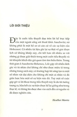 Sách Thợ Xăm Ở Auschwitz