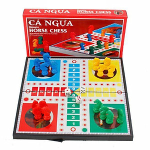 Cờ Cá Ngựa Nam Châm Cho Bé miDoctor Cực Đại Kích thước 38 x 38cm - Vỏ Hộp Màu Đỏ