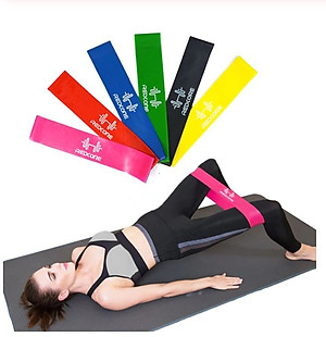 Sét 6 Dây Đàn Hồi Tập Gym Yoga,Tập Mông Đùi,chân tay Dây Kháng Lực, Dây Đàn Hồi Tập Thể Dục - Hàng Chính Hãng