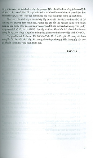 Kỹ Thuật Lập Trình C và C# Từ Cơ Bản Đến Nâng Cao - GS. Phạm Văn Ất