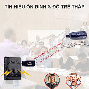 XXD-19 - Micro Hạt Gạo Không Dây 2.4G / UHF Cài Tai Dùng Cho Giảng Dạy, MC Sân Khấu