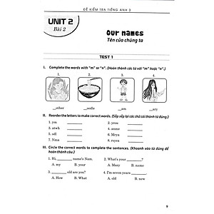 Sách Đề Kiểm Tra Tiếng Anh Lớp 3 ( Dùng Chung Cho Các Bộ SGK Hiện Hành - Có Đáp Án )