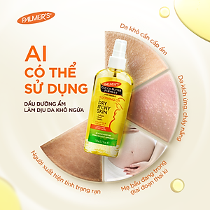 Dầu giảm nhanh khô ngứa da khi mang thai Palmer's 150ml