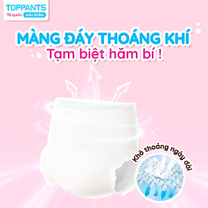 Tã/Bỉm Quần người lớn TOPPANTS Siêu Thấm, Chống Trào, Kháng Khuẩn Size M/L/XL (54 Miếng)