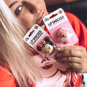 Lip Smacker - Son Disney Tsum Tsum – Chuột Minnie - Lip Smacker Disney Tsum Tsum Balm – Minnie, Strawberry Lollipop by Lip Smacker 