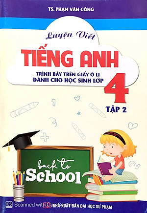Sách Luyện Viết Tiếng Anh Trình Bày Trên Giấy Ô Li Dành Cho Học Sinh Lớp 4 Tập 2