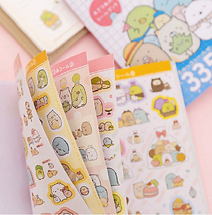 Sổ Tay Sticker Nhãn Dán Trang Trí Nhật Ký Kế Hoạch Kawaii Nhật Bản