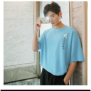 Áo thun ngắn tay không cổ ️Áo thun Stee cúc signature ️ ️chất vải cotton chất mịn tốt PhillipStore