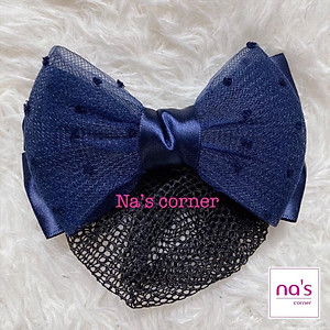 Kẹp lưới bới tóc búi tóc hoạ tiết cao cấp (30)