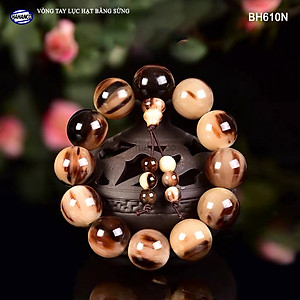 Vòng Sừng Bò Châu Phi vân nưa đuôi Hồ Lô (BH611N) Mang Đến May Mắn Cho Bạn và Gia Đình - Bracelet of HAHANCO