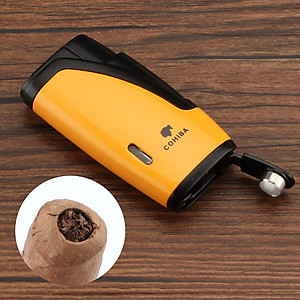 Vỏ Hột Quẹt Bật Lửa Khò 2 Tia  H015 Thiết Kế Đẹp Độc Lạ Lửa Khò Mạnh Mẽ - Dùng Gas Cao Cấp