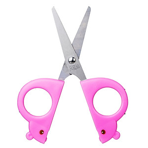 Kéo Thủ Công Học Sinh 128Mm Deli ,Hồng/Xanh - 1 Chiếc - E6032