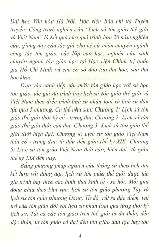 Lịch Sử Tôn Giáo Thế Giới Và Việt Nam (Tái bản) - PGS.TS. Nguyễn Phú Lợi