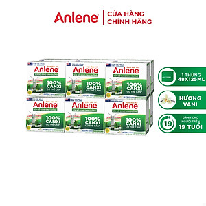 Thùng 48 Hộp Sữa Anlene Đậm Đặc 4X Ít Béo Hương Vani (12 x 4 x 125 ml)