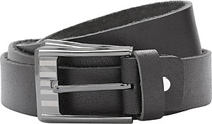 Thắt Lưng Nam Da Bò 1 Lớp Huy Hoàng HT4105 (120 x 3.5 cm) - Đen