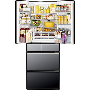 Tủ lạnh Hitachi Inverter 617 lít R-HW620RV X - HÀNG CHÍNH HÃNG - CHỈ GIAO HCM