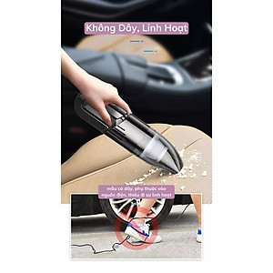 Máy Hút Bụi Cầm Tay Không Dây, máy hút bụi MINI ĐEN KHÔNG DÂY  hàng chính hãng DELIYA -120W-XCQ12C