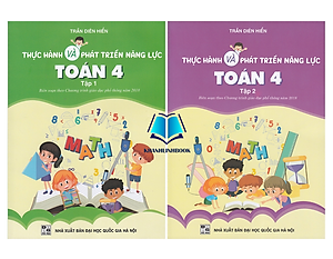 Sách - Combo Thực hành và phát triển năng lực toán 4 - tập 1 + 2 (QL)
