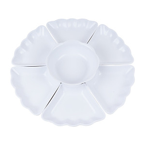 Bộ Bát Đĩa Hoa Mặt Trời 6836 Việt Nhật Loại Lớn - Bộ Bát Đĩa Bày Cỗ