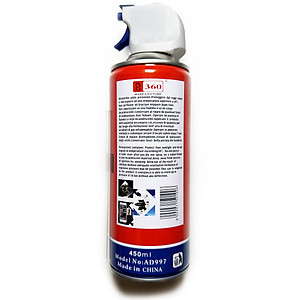 Bình xịt khí nén RED vệ sinh làm sạch khử bụi chống tĩnh điện cho Macbook / Bàn Phím / Máy Tính / Máy Ảnh / Máy in / Bản Mạch / iPhone - Hàng Chính Hãng