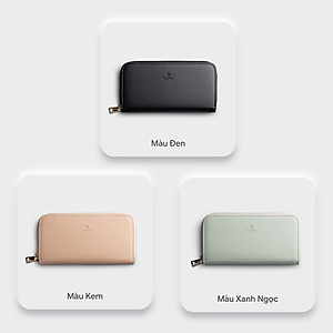 Ví Yuumy (  Thời trang nữ kiểu cầm tay dáng dài - Ví da Seasand YV60 )