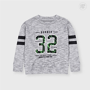 Bộ bé trai BIGFOX - MISS MEOW thu đông, bộ dài tay cho bé phong cách Âu Mỹ in số 32 12 - 43kg