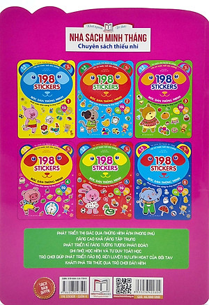 Sách Bóc Dán Hình Thông Minh Phát Triển Khả Năng Tư Duy Toán Học IQ EQ CQ (5-6 Tuổi) - 198 Sticker (Quyển 4)