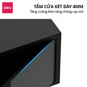 Két Sắt Mini Chính Hãng Deli, Két Sắt Gia Đình 3 Kích Thước Khóa Chống Trộm An Toàn Bảo Mật Cao