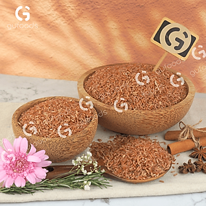 Gạo lứt GUfoods (đỏ / đen tím than) (túi 1kg) - Healthy, Thực dưỡng, Eat clean