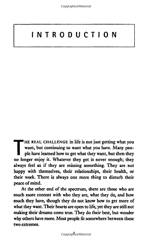 How To Get What You Want And Want What You Have: A Practical and Spiritual Guide to Personal Success