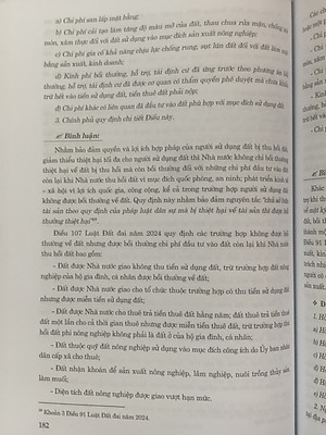 Bình luận khoa học Luật Đất đai năm 2024