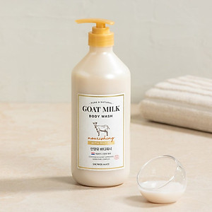 Sữa tắm sữa dê dưỡng trắng, dưỡng ẩm sâu Shower Mate Goat Milk 800ML