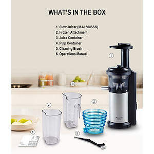 Máy ép chậm Panasonic MJ L500 - Hàng nhập khẩu