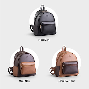 Balo Lata ( Thời trang nữ cá tính cỡ trung - Balo da BAL75 )