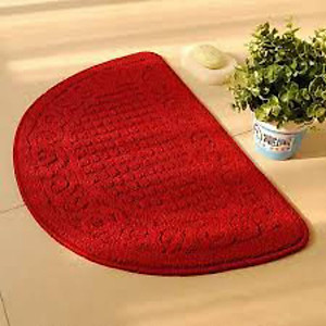 Thảm Chùi Chân Vải Hình Bán Nguyệt TOKDODO Chống Trượt Cao Cấp.