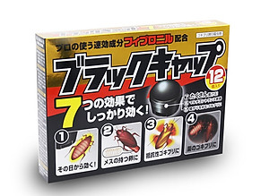 Combo 12 Viên Diệt Gián Nhật Bản Mùi Hương Dễ Chịu, Hiệu Quả Nhanh Chóng Tặng Kèm Khăn Lau Tay PaKaSa - Nội địa Nhật