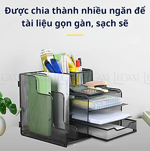 [KỆ TÀI LIỆU ĐA NĂNG] Kệ để hồ sơ tài liệu giấy tờ có nhiều ngăn để tài liệu,bút, thước, ghim bấm, tạp chí Dành cho văn phòng công sở