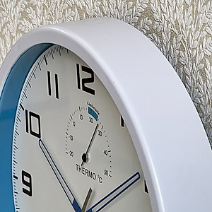 Đồng hồ treo tường Nhật Bản Rhythm CFG722NR03 – Kt 26.5 x 4.2cm, 760g Vỏ nhựa, Dùng PIN