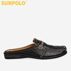 Dép Sabo Nam Da Bò SUNPOLO SUSB002