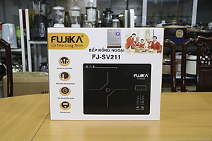Bếp Hồng Ngoại 2000W Fujika FJ-SV211 Mặt Kính Ceramic Nấu Mọi Loại Nồi Có Thể Nướng Trực Tiếp Trên Bếp-Hàng Nhập Khẩu