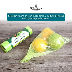 Túi Đựng Rau Quả LAS PALMS Tự Hủy Sinh Học (240-250 túi/ Cuộn) - Nhiều kích thước, Công Nghệ Anh Quốc