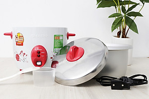 Nồi Cơm Điện Nắp Rời Sharp KSH-D15V (1.5L) - Màu Ngẫu Nhiên - Hàng chính hãng
