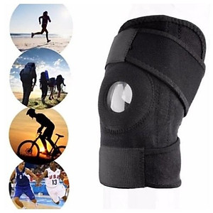 Miếng Đệm Bảo Vệ Đầu Gối Thể Thao Co Giãn Có Khóa Dán, Dụng Cụ Bảo Vệ Đầu Gối - Hàng chính hãng ( Số lượng 1 chiếc)